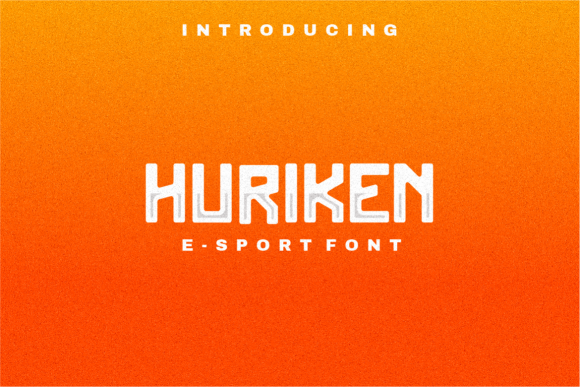 Huriken: The Bold Display Font for Modern Design